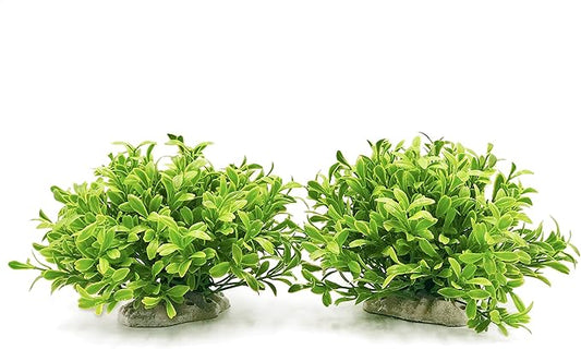 BEGONDIS Aquarium Decorations Fish Tank Artificial Green Water Plants Made of Soft Plastic, Safe for All Fish & Pets (Style-3)