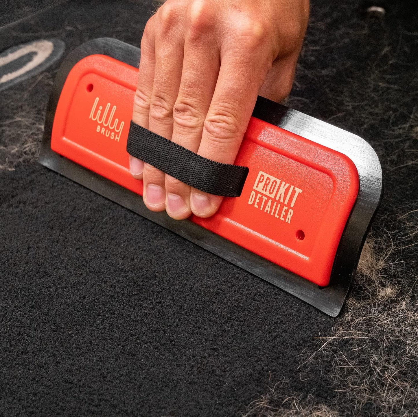 Lilly Brush Pro Pet Hair Tool Kit | Pet Hair Remover for Couch, Car Carpet, Car Seat, Auto Interior Detailing Kit, Cat and Dog Hair Remover Tool, Cat Fur Remover, Deep Cleaning Tools