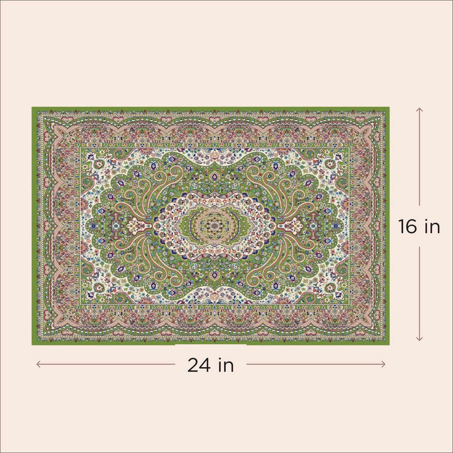 LOVEWAG Washable Dog Pee Pads, 24" x 16", Waterproof, Non-Slip, Super Absorbent, Reusable Machine-Washable, 2-Pack (Peacock Garden)