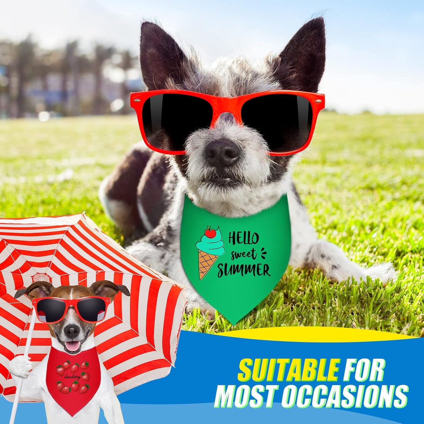 Frienda 12 Pcs Plain Dog Bandanas Blank Puppy Adjustable Triangle Solid Color Dog Bandanas Multicolor Puppy Scarf Heat Transfer Washable Handkerchief(80 x 55 x 55 cm,Basic Color)