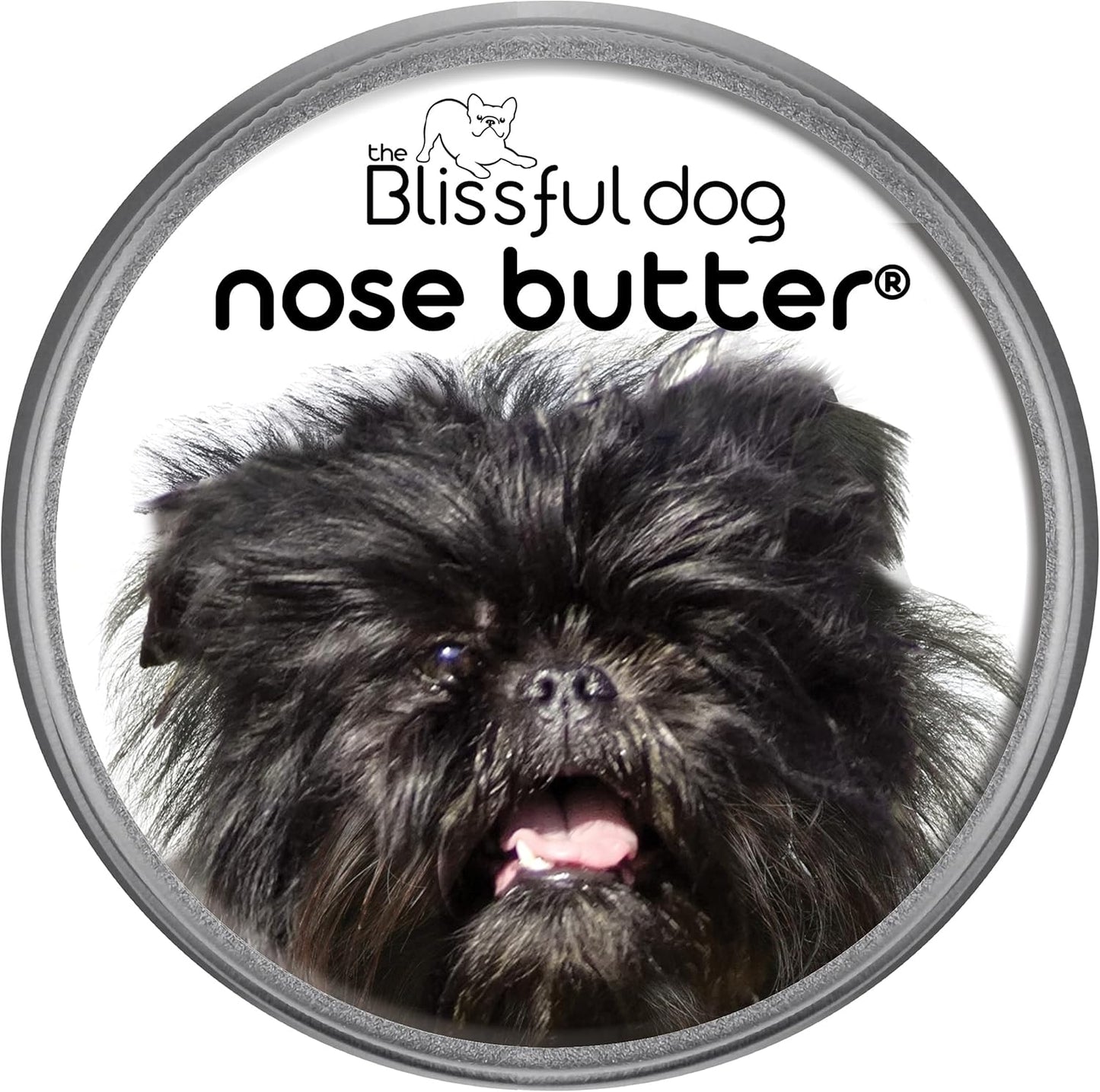 The Blissful Dog Affenpinscher Nose Butter for Dry, Cracked Skin, Lick-Safe Dog Nose Balm with Moisturizing Shea Butter, Almond, Olive, and Essential Oils, Pet Supplies, Uncented, 8 oz.