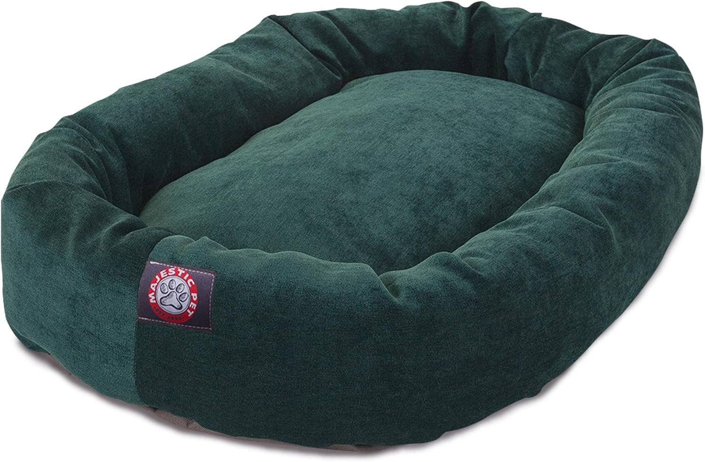 Majestic Pet Villa 52 Inch Shredded Memory Foam Dog Bed for X-Large Sized Dogs 52x35x11 Inch–Orthopedic Dog Bed with Removable Washable Cover-Washable X-Large Pet Bed with Head Support-Marine