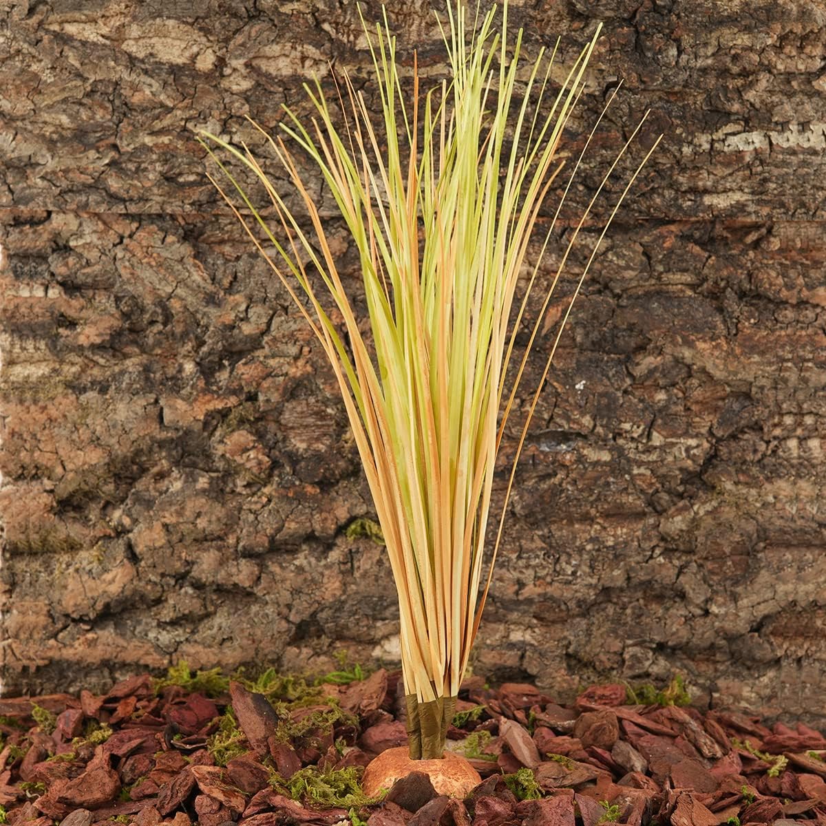 Fake Desert Dry Grass, Reptile Plants for Terrarium, Bearded Dragon Tank Accessories Habitat Decor fit Crested Gecko Leopard Lizard Chameleon Ball Python Snake