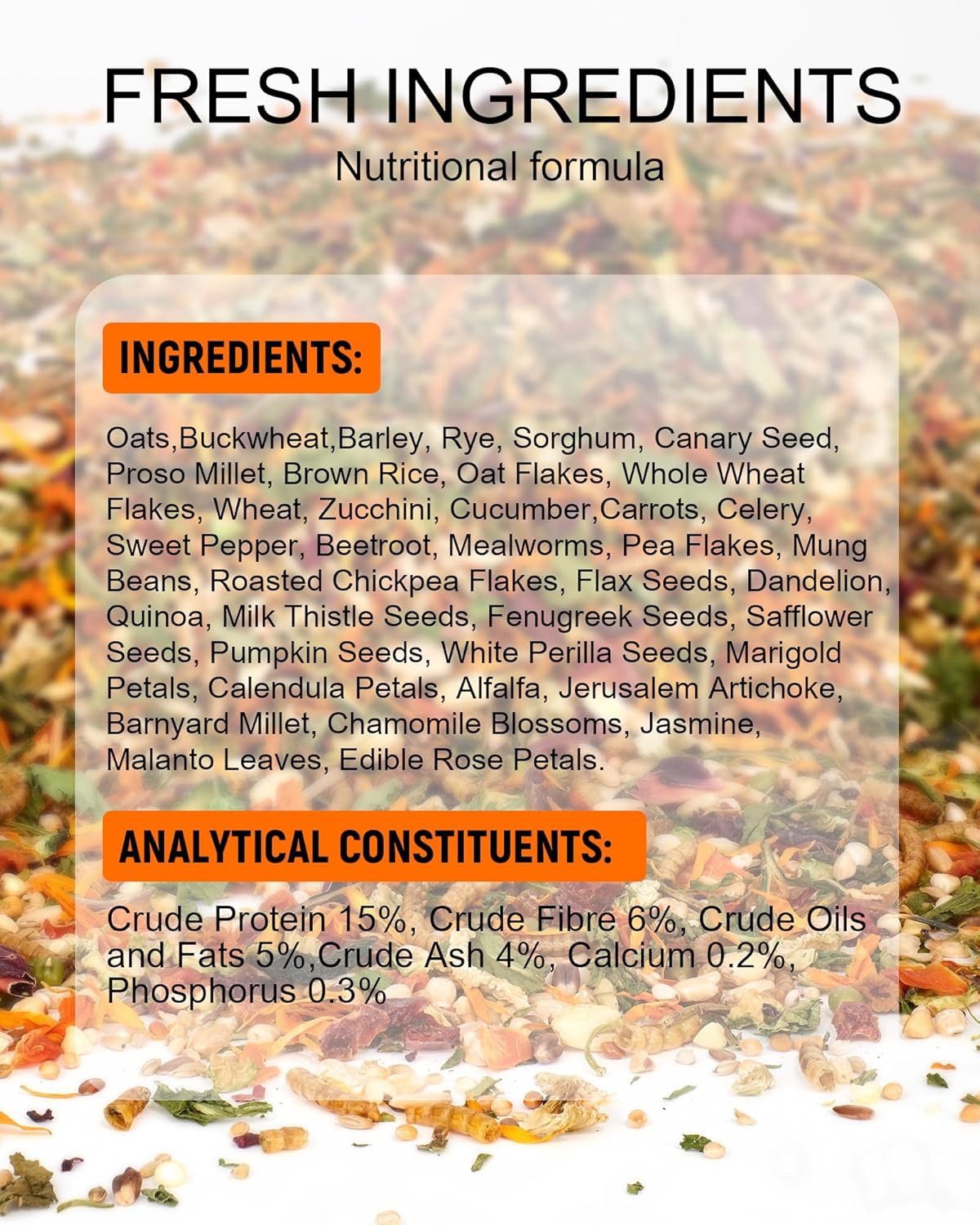 Niteangel Hamster Food & Treats Toy - Small Animal Natural Food for Syrian Golden Hamsters or Other Small-Sized Pets