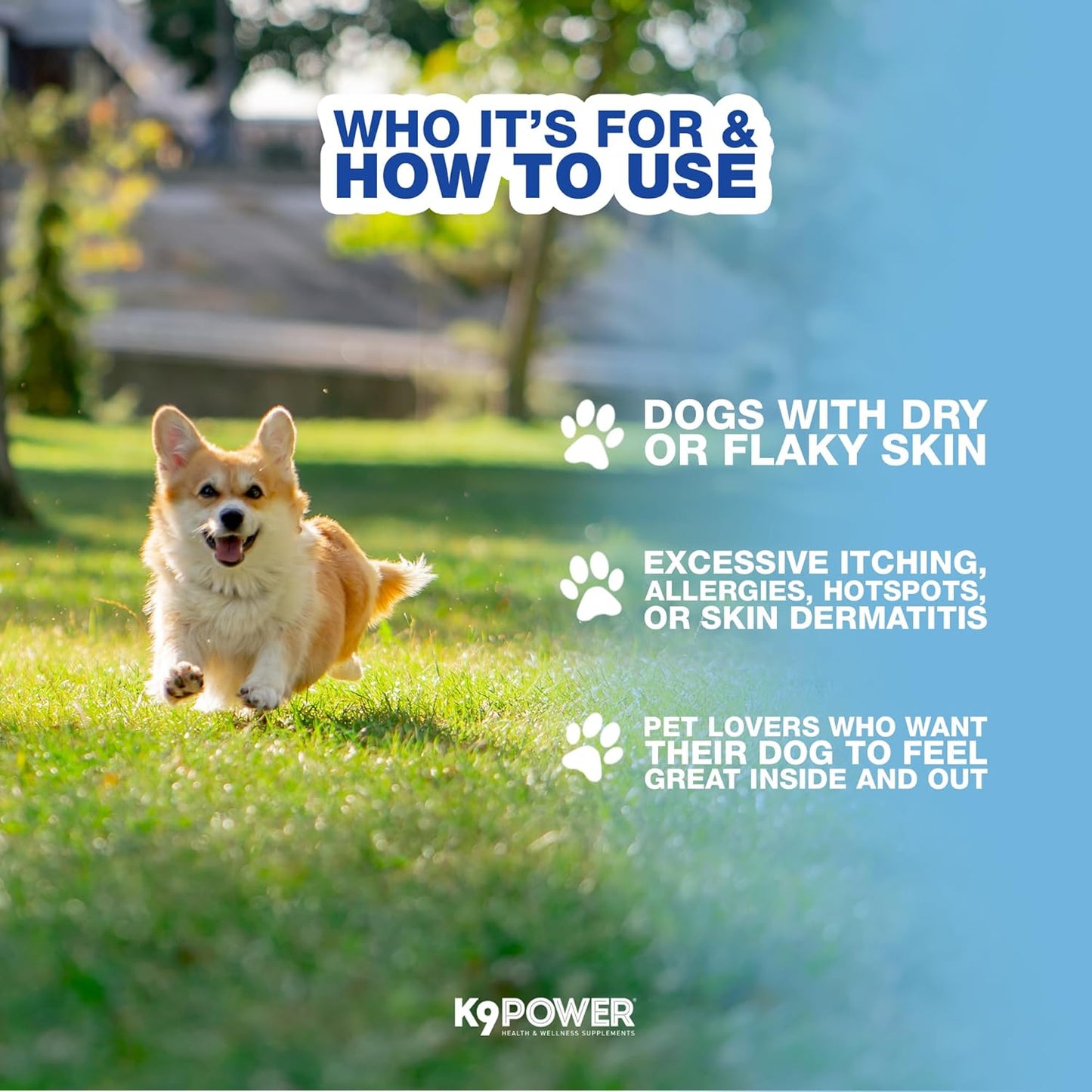 K9 Power Show Stopper for Dogs 3lb – Boosts Coat Shine & Promotes Healthy Skin Tone - Strengthens Immune System - Enhances Digestive Health