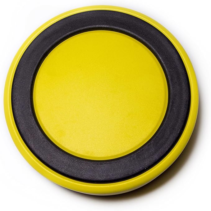 Dog Bowl - Vacuum Insulated Keeps Water Cool, Non-Slip Base, Easy Clean Interior, Durable Stainless Steel, Multiple Colors, Ideal for Travel, 32 Oz - Pet Bowl (Yellow)