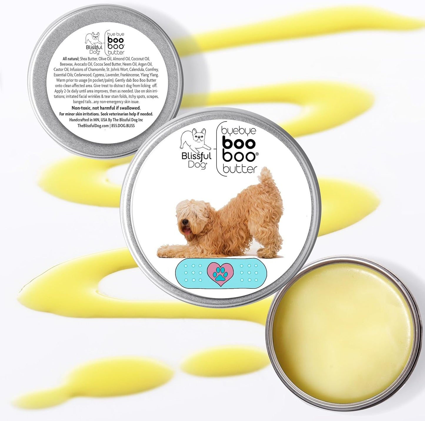 The Blissful Dog Soft Coated Wheaten Terrier Boo Boo Butter, 16 Ounce
