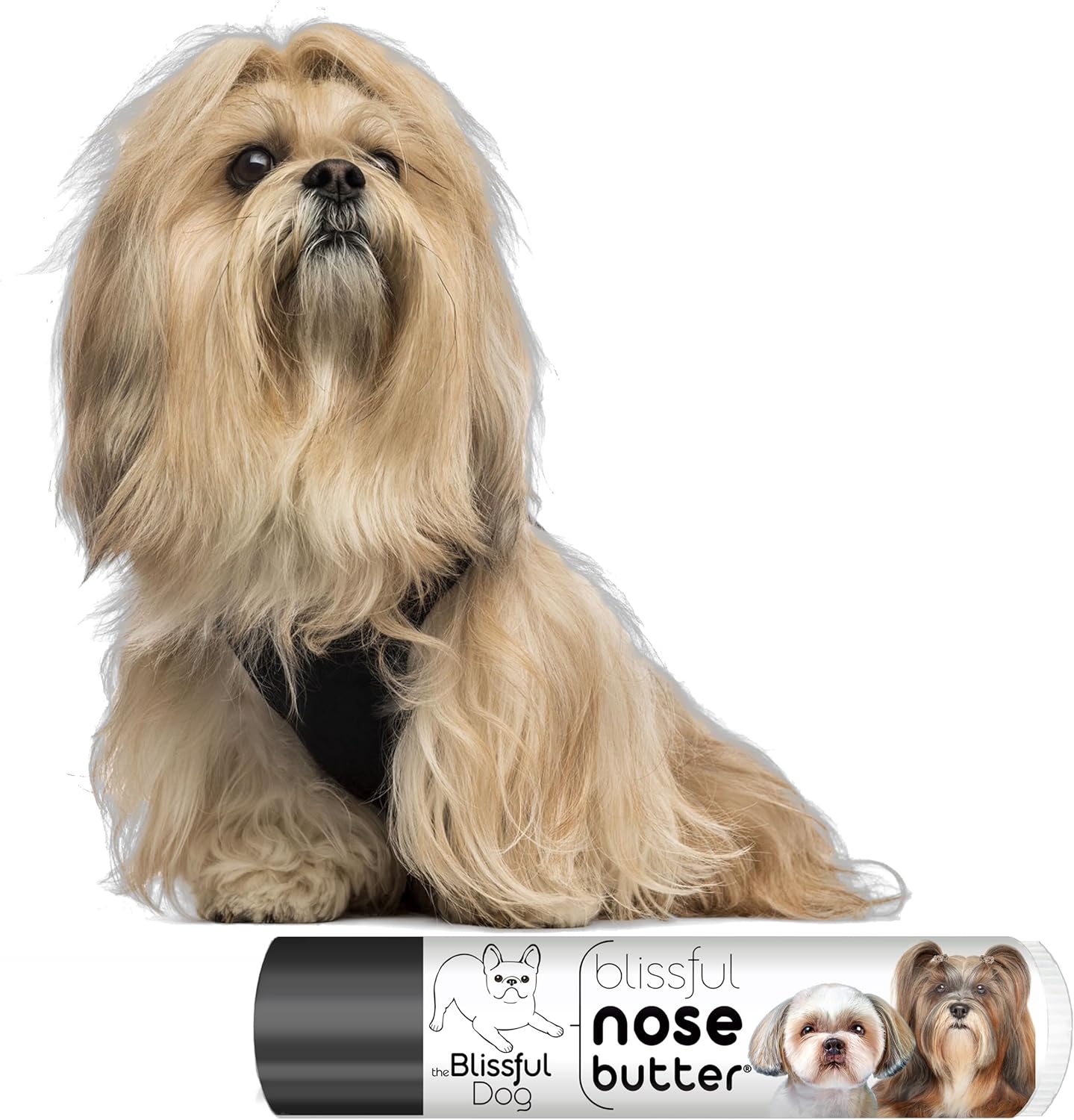 The Blissful Dog Lhasa Apso Unscented Nose Butter - Dog Nose Butter, 0.15 Ounce