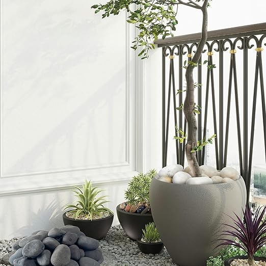 Large Black River Rocks 40lbs, 3-4 Inch Natural Unpolished Bulk Pebbles for Landscaping, Hand-Picked Premium Stones for Garden Design Fish Tank, Pathways and Backyard