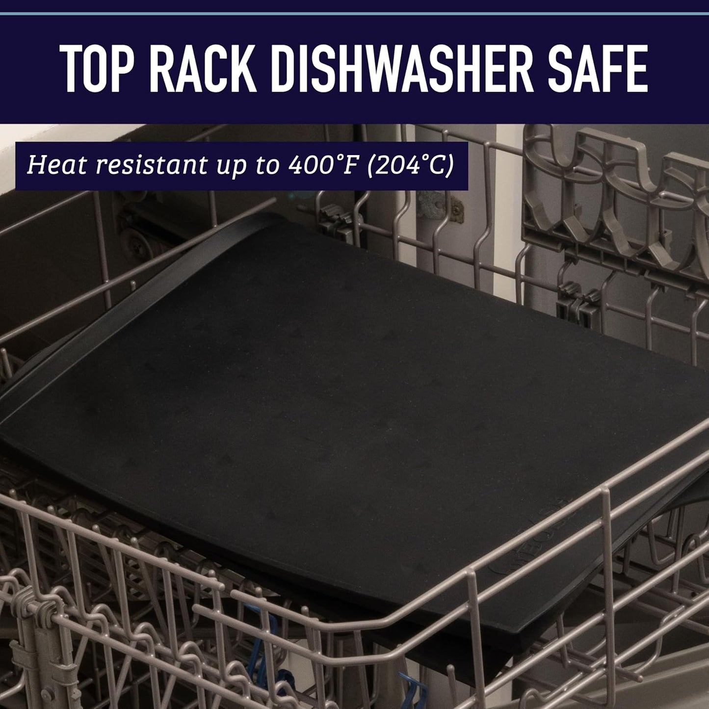 Leash Boss Waterproof Silicone Dog & Cat Placemat for Food and Water Bowls with Raised Edges, 18x11, Grey - Dog Water Mat - Cat Food Mat