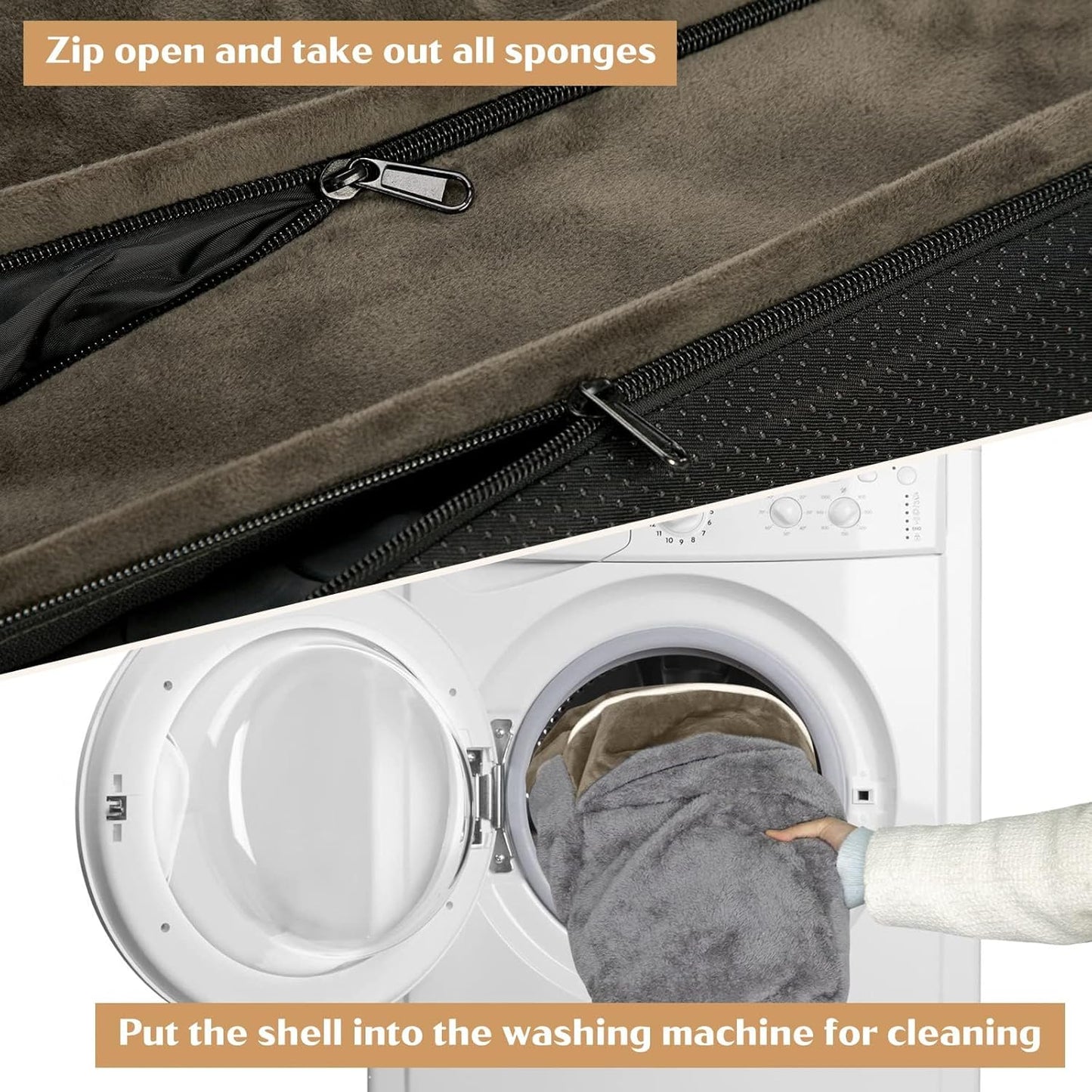 Comfort Expression Small Dog Beds Waterproof Cat Beds Orthopedic Foam Sofa Beds for Small Dogs Comfy Pet Bed with Washable Removable Cover & Non-Slip Bottom(XX-Small,Dark Green)