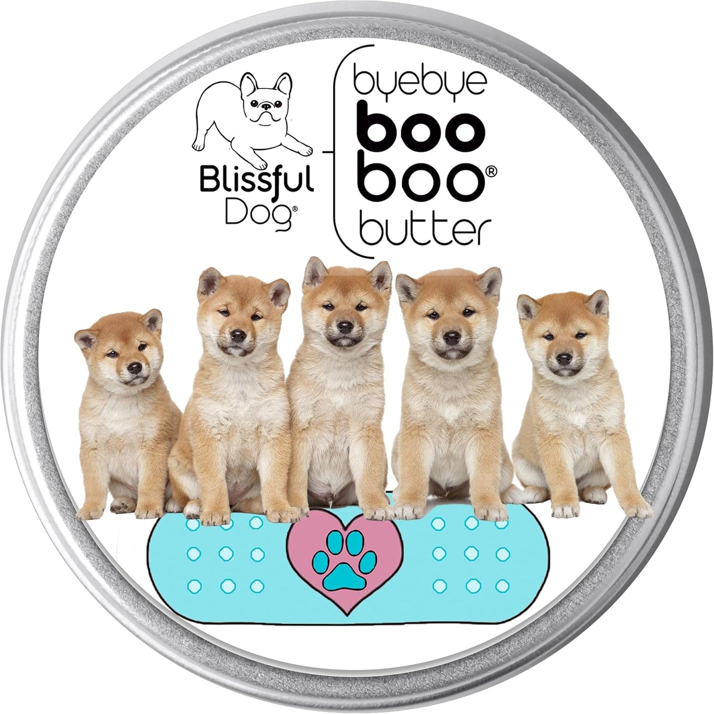 The Blissful Dog 1 oz TIN Shiba Inu Booboo Butter