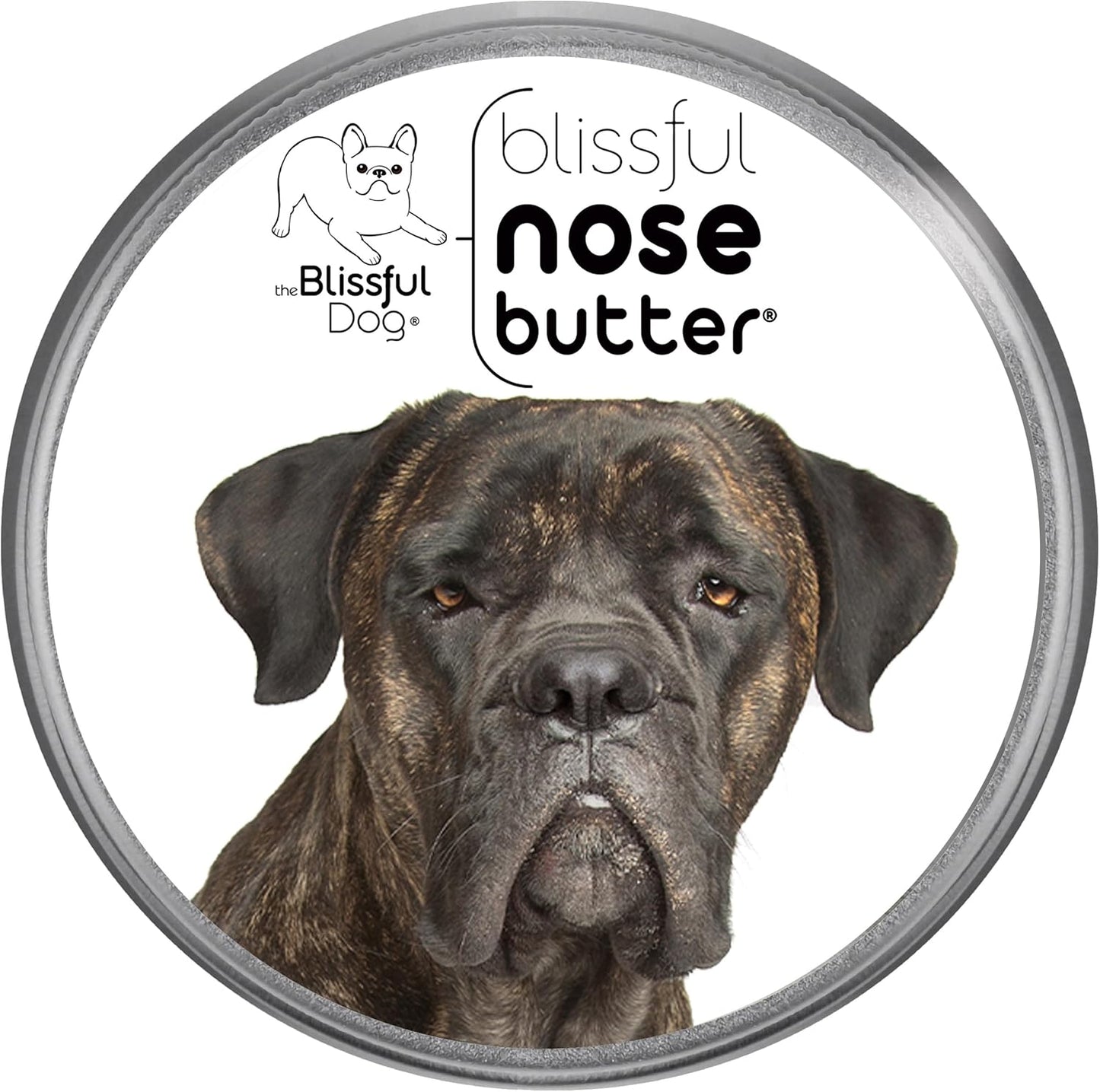 The Blissful Dog Cane Corso Nose Butter for Dry, Cracked Skin, Lick-Safe Dog Nose Balm with Moisturizing Shea Butter, Almond, Olive, and Essential Oils, Pet Supplies, Uncented, 8 oz.