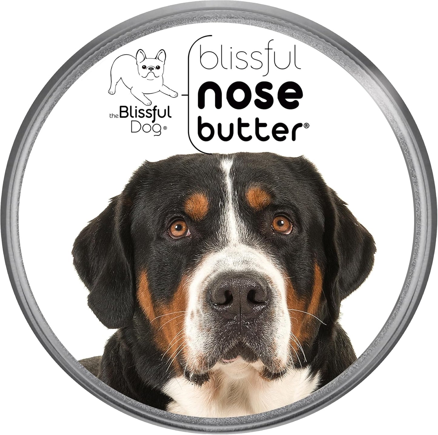 The Blissful Dog Greater Swiss Mountain Dog Unscented Nose Butter - Dog Nose Butter, 4 Ounce