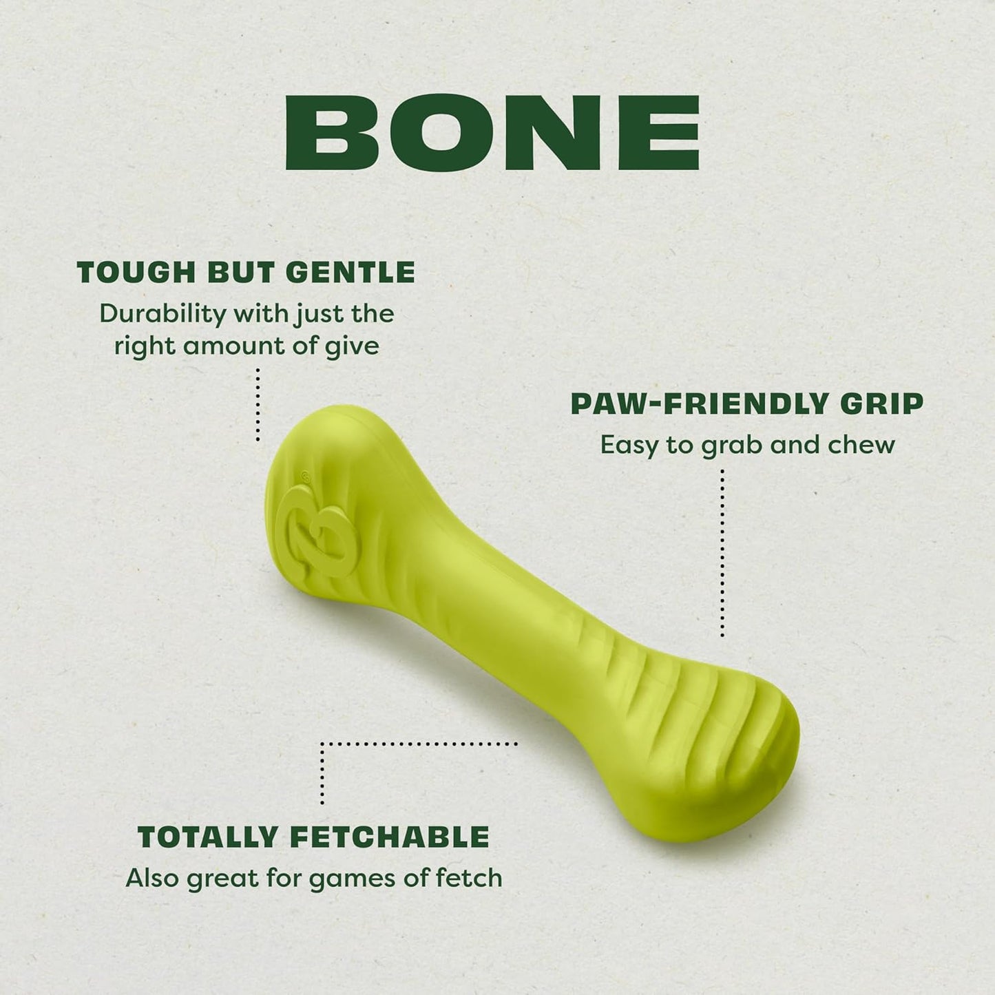 Benebone 3-Pack Ball/Bone Medium/Pawbler