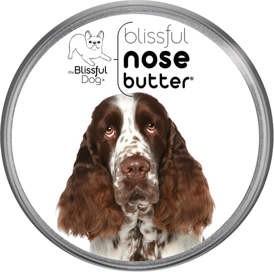 The Blissful Dog Springer Spaniel Nose Butter, Versatile Dog Nose Balm for Dry Nose, Handcrafted Nose Moisturizer, Easy-to-Apply Dog Essentials, Unscented, 8 oz.