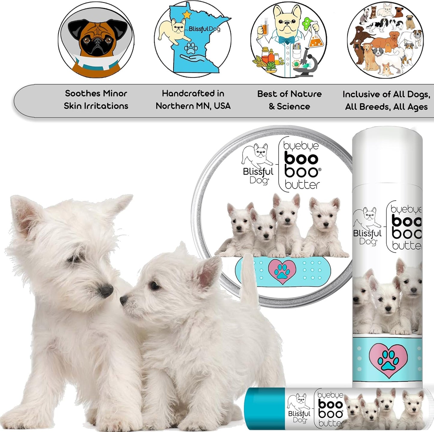 The Blissful Dog West Highland Terrier Boo Butter, 8 oz