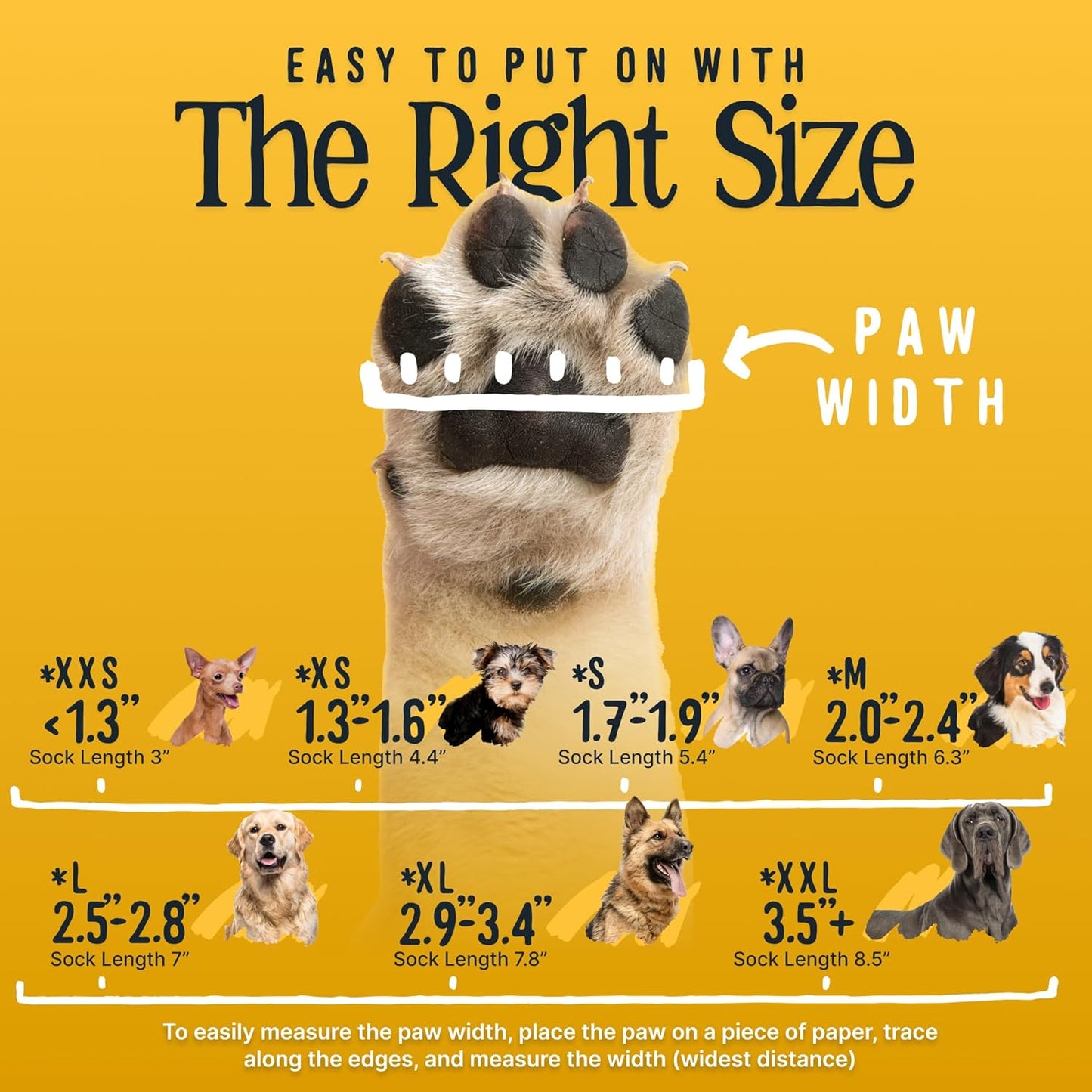 DOK TigerToes Premium Non-Slip Dog Socks for Hardwood Floors - Extra-Thick Grip That Works Even When Twisted - Prevents Licking, Slipping, and Great for Dog Paw Protection (XXL, Sassy Pink)