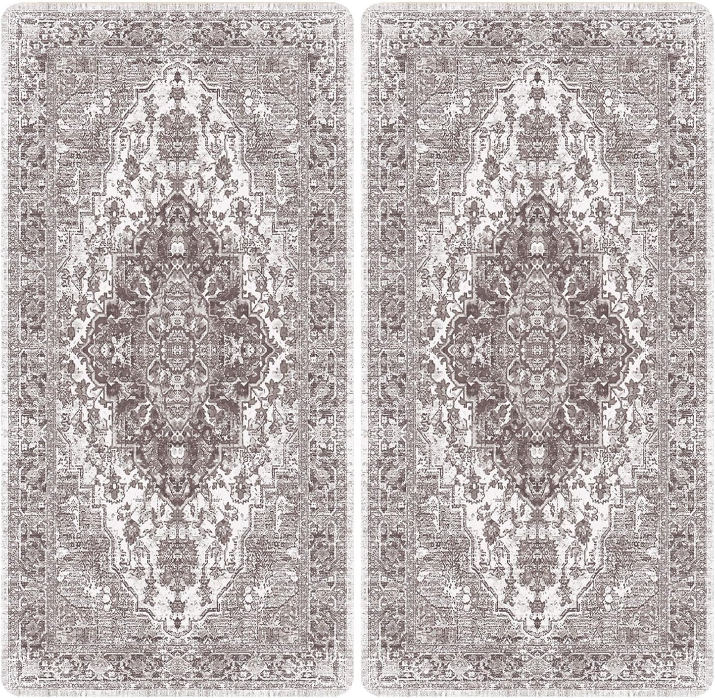 nunubaby Washable Pee Pads for Dogs, Stylish, Non-Slip and Leak-Proof Pee Pads. Reusable Potty Pads for Dogs for Crates and Floors.(Gray/Geo, 36" x72")