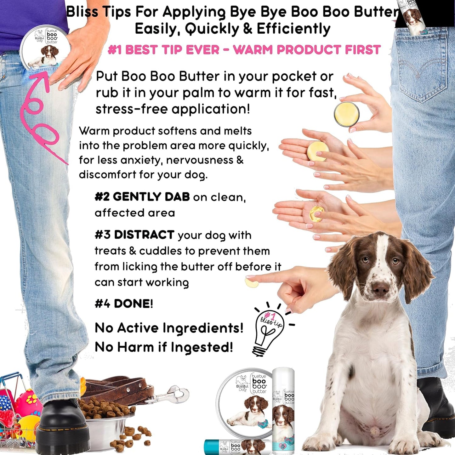 The Blissful Dog Springer Spaniel Boo Butter, 1 oz