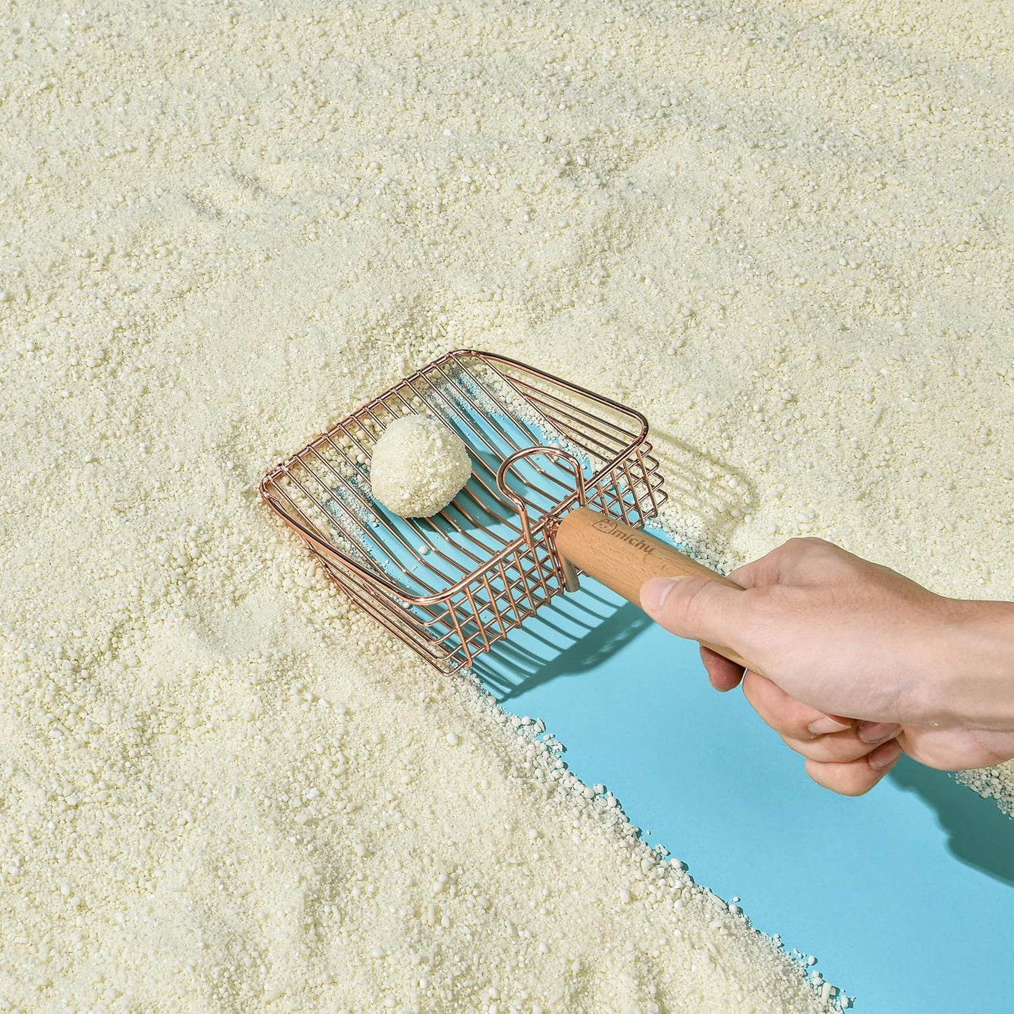 Tofu Cat Litter Natural Clumping Tofu Cat Litter 5.5lb/88oz 5 Scents (Greentea + Wonder Litter, 2 Pack)