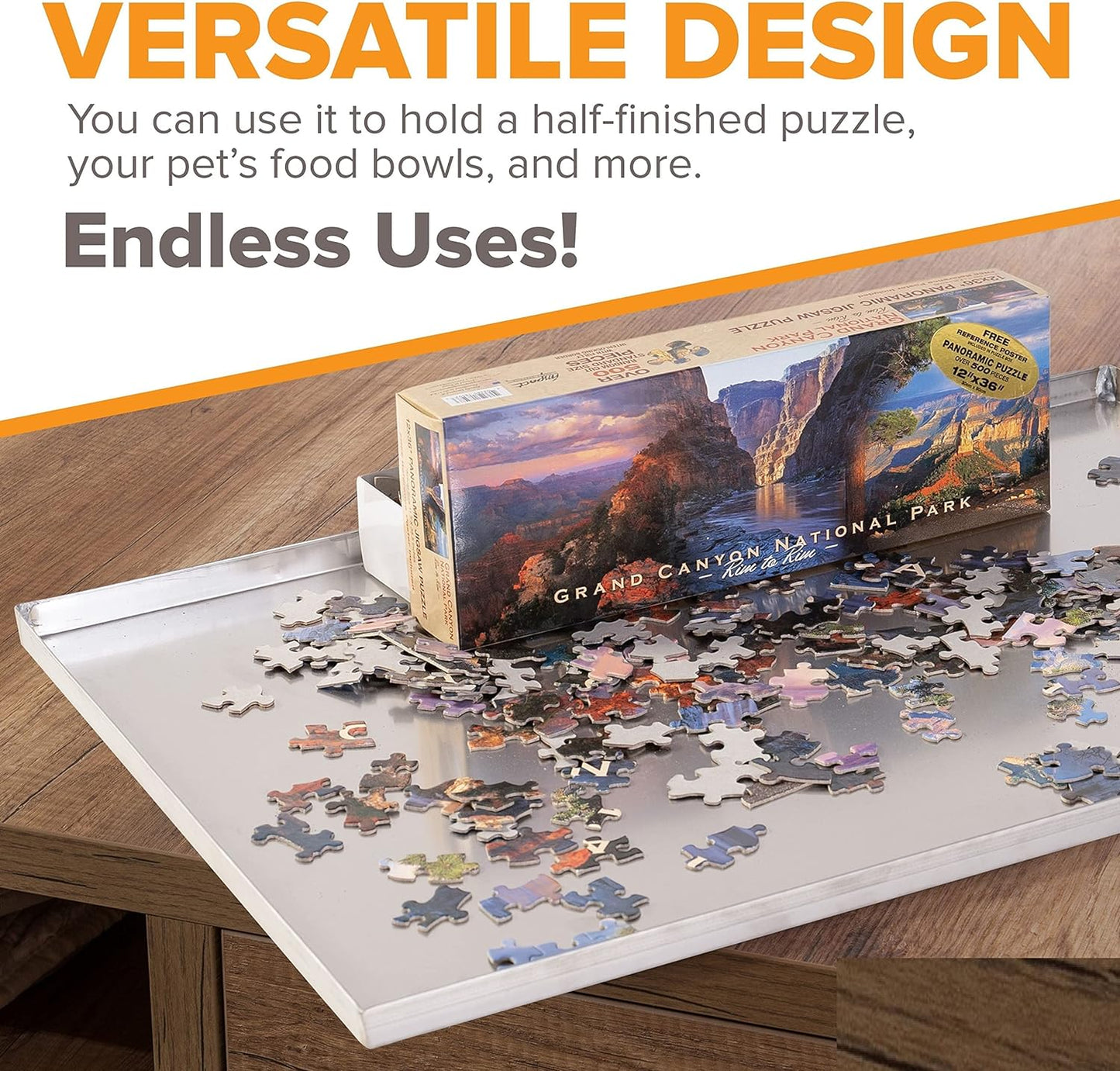 40.38" x 24.25" Metal Replacement Dog Crate Pan Chew Proof Crack Proof Pet Kennel Tray Central Dog Training Crate Pan Pet Supplies, Galvanized, 1" H