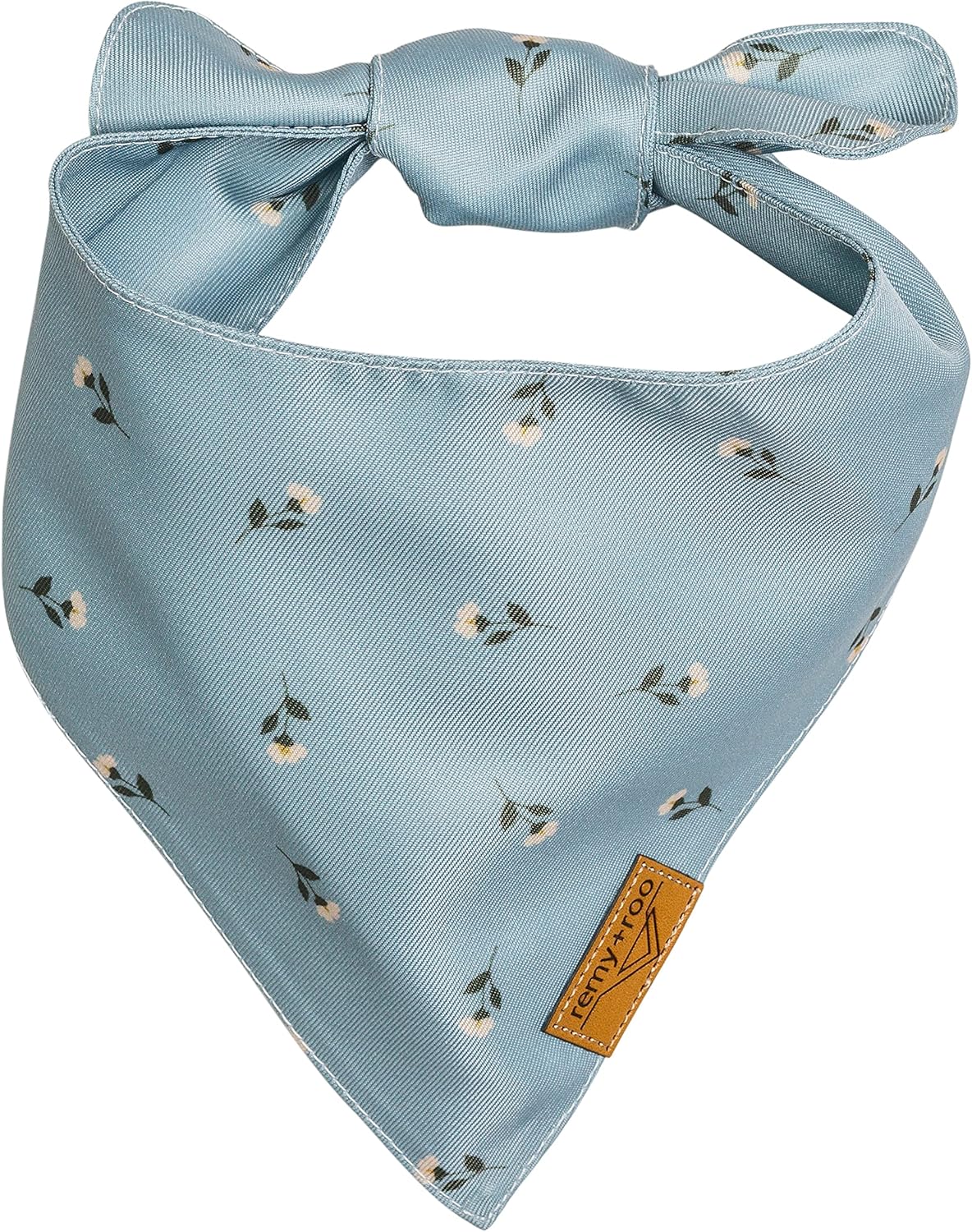 Remy+Roo Large Spring Dog Bandanas - 4 Pack Emily Set | Premium Durable Adjustable Polyester Fabric Dog Scarfs | Patented Shape Girl Dog Bandana, Trendy Patterns, Floral Dog Bandana