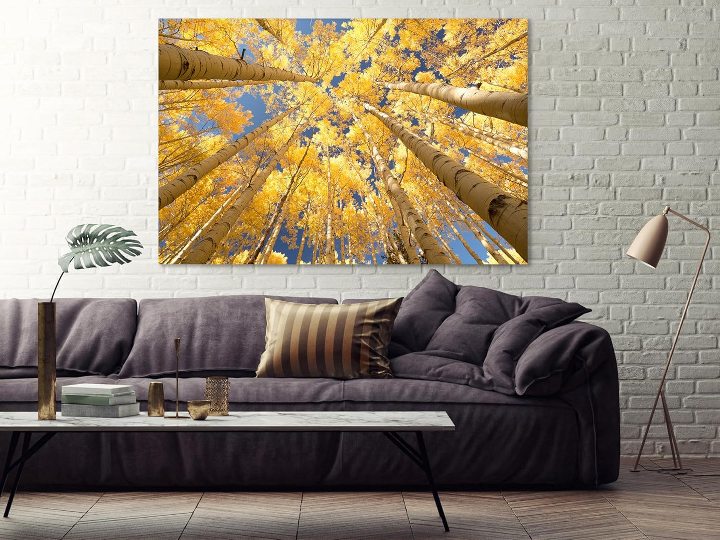 Nature Wall Art Prints - Ocean Forest Mountain Lake Canvas Landscapes - Small to Extra Large Living Room Bedroom Kitchen Bathroom Décor (Reaching for the Sky, 16L" x 24W")