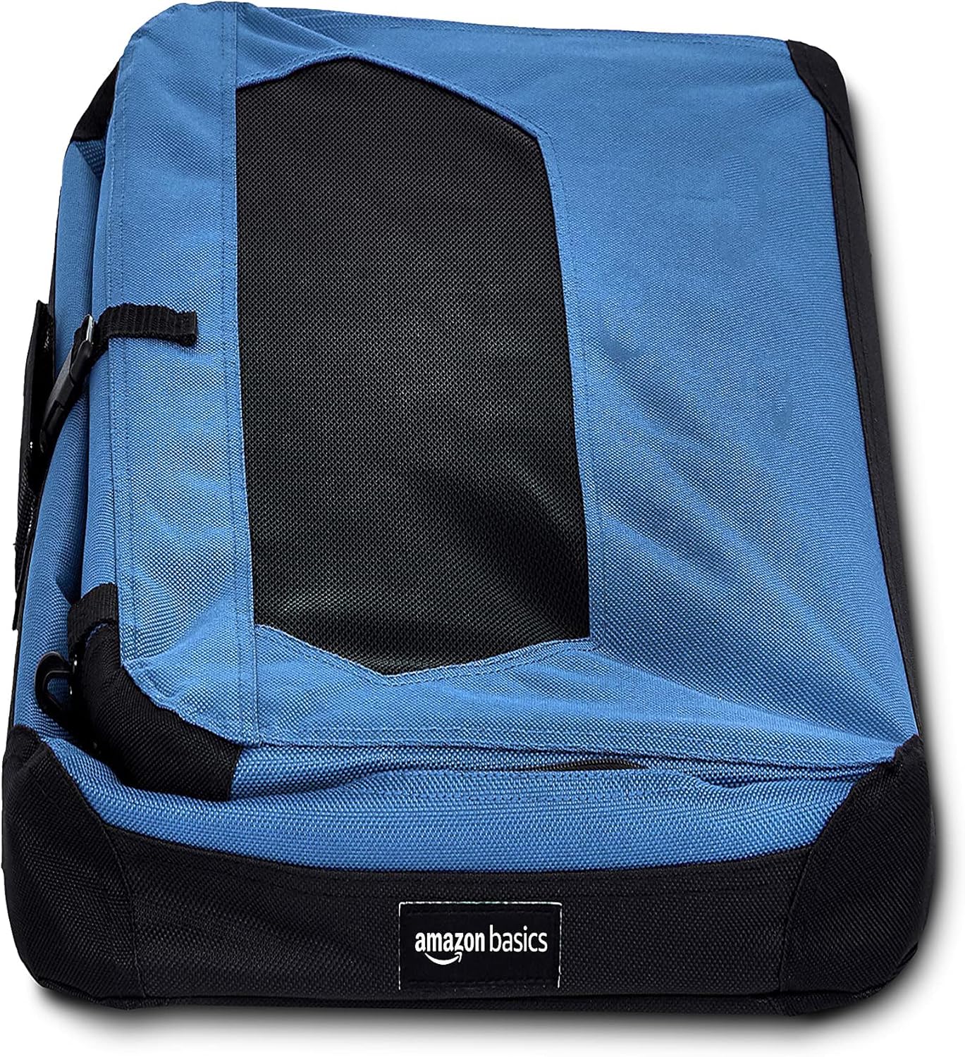 Amazon Basics Folding Portable Soft Pet Dog Crate Carrier Kennel, 26 x 18 x 18 inches, Blue