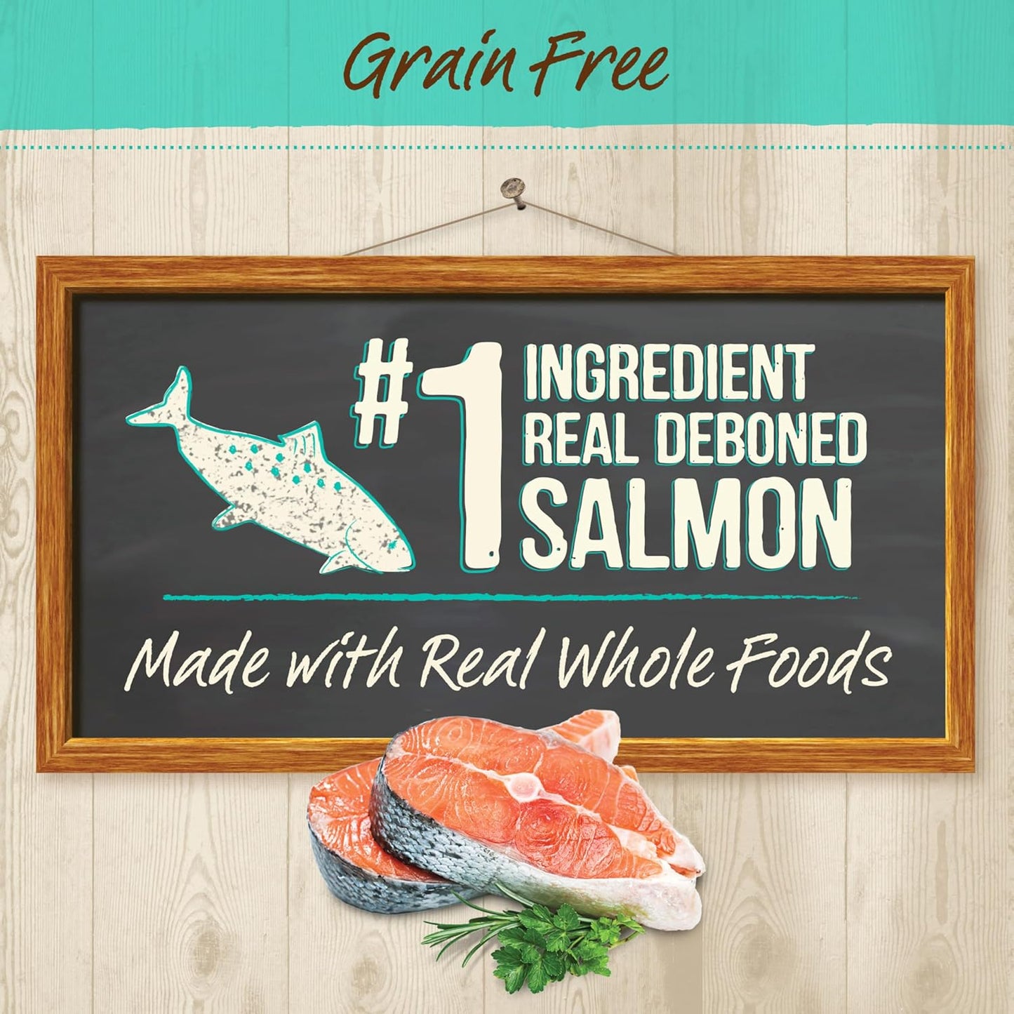 Merrick Purrfect Bistro Grain Free Natural Dry Cat Food For Adult Cats, Real Salmon And Sweet Potato Recipe - 12 lb. Bag