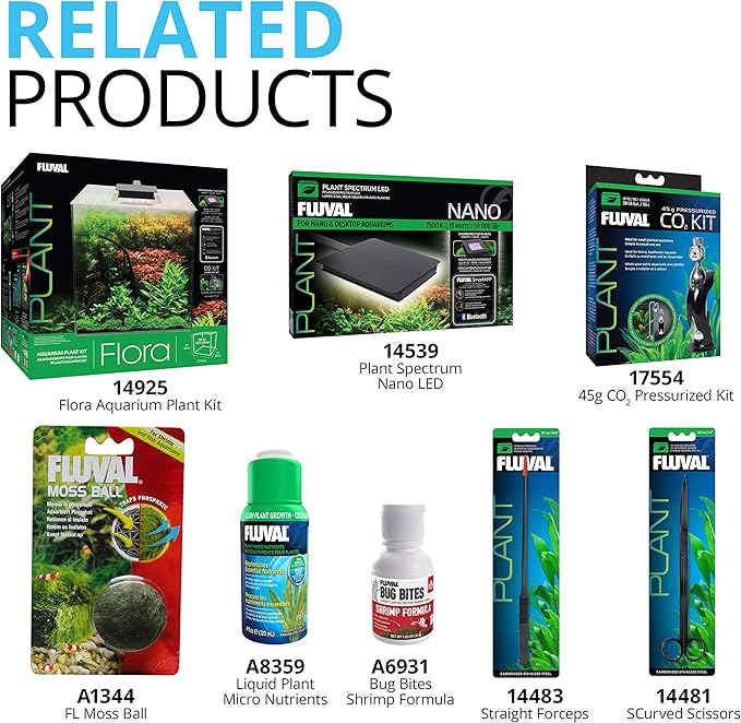 Fluval 12694 Plant and Shrimp Stratum for Freshwater Fish Tanks, 8.8 lbs. – Aquarium Substrate for Strong Plant Growth, Supports Neutral to Slightly Acidic pH