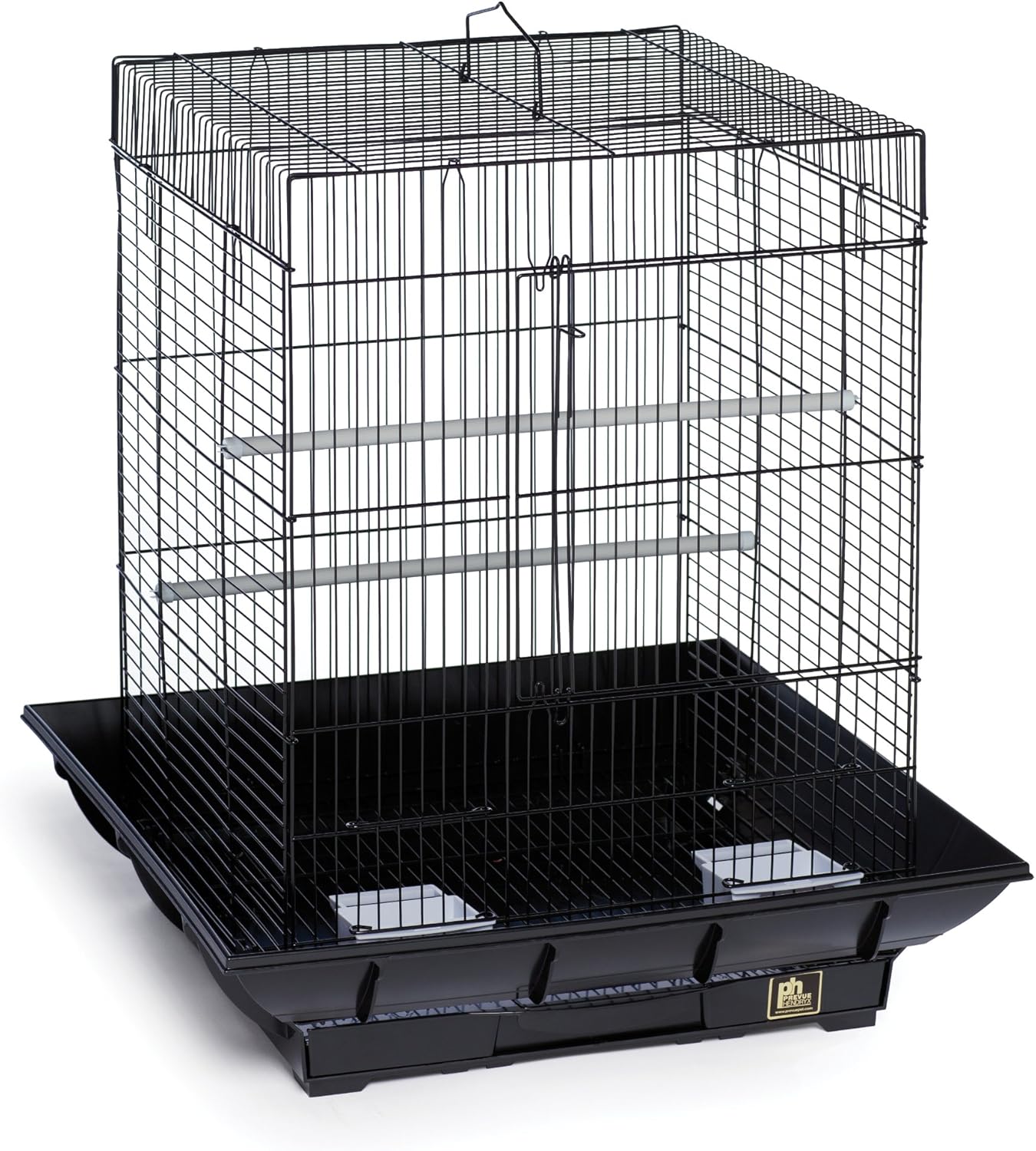 Prevue Hendryx SP850B/B Clean Life Cockatiel Cage, Black, 1/2"