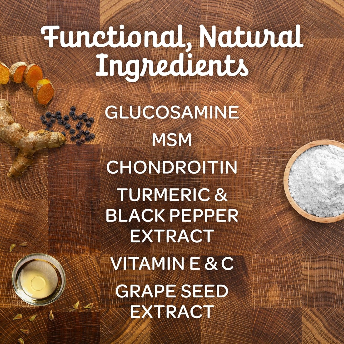 Wholesome Pride Hip & Joint Supplement for Dogs – 90 Soft Chews – Glucosamine, Chondroitin, MSM & Turmeric – Mobility Support & Arthritis Relief for Growing, Adult & Senior Dogs