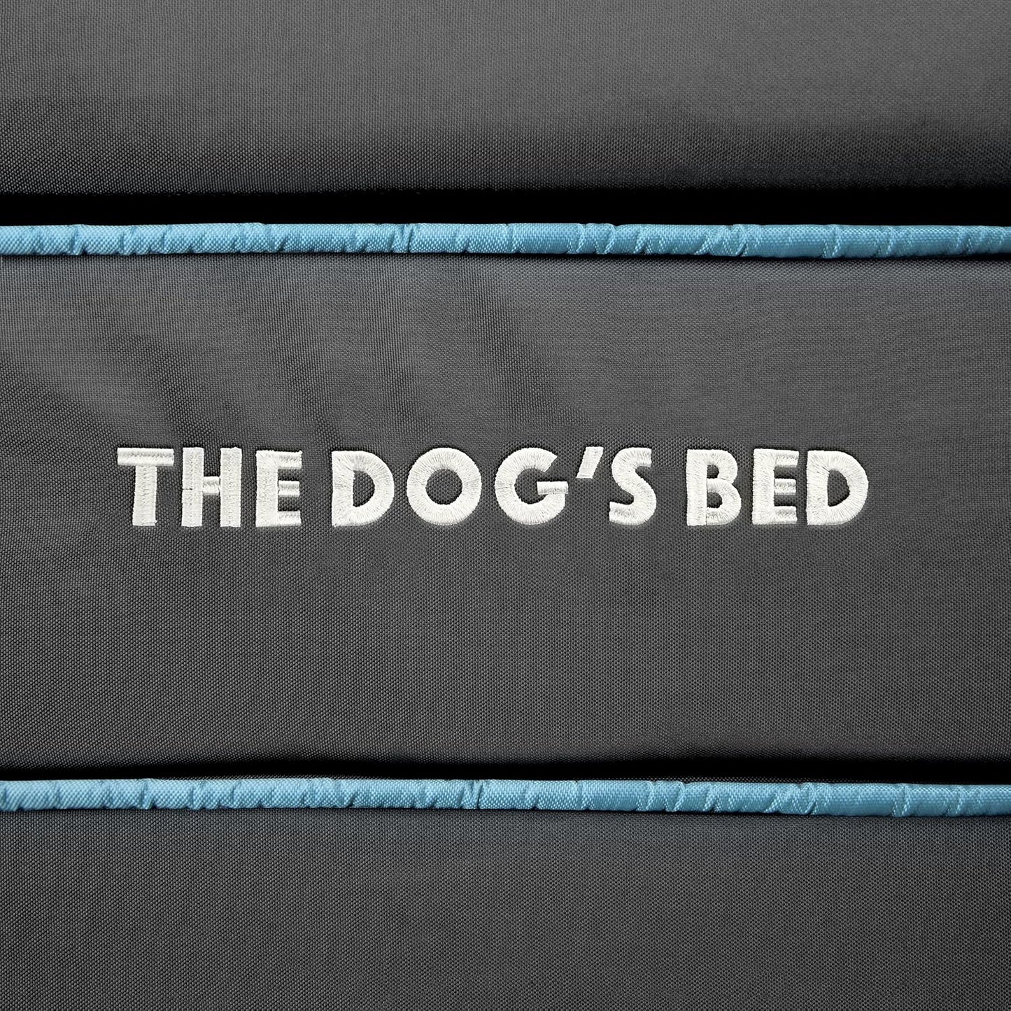 The Dog’s Bed Orthopedic Headrest Dog Bed XXL Grey/Blue 54x36, Memory Foam, Pain Relief for Arthritis, Hip & Elbow Dysplasia, Post Surgery, Lameness, Veterinary Approved, Waterproof Washable Cover